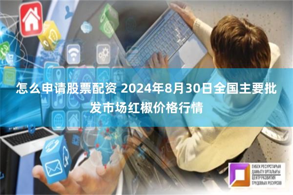 怎么申请股票配资 2024年8月30日全国主要批发市场红椒价格行情